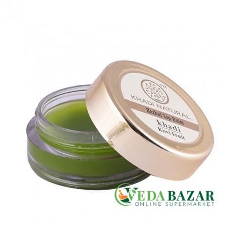 Бальзам для губ с киви, с пчелиным воском и медом (Kiwi Fruit Lip Balm), 5 гр, Кади Натурал (Khadi Natural) фото