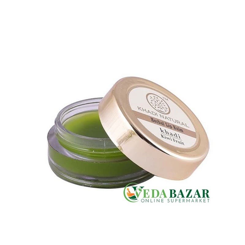 Бальзам для губ с киви, с пчелиным воском и медом (Kiwi Fruit Lip Balm), 5 гр, Кади Натурал (Khadi Natural) фото