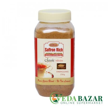 Травяной бодрящий чай Шафран Рич (Saffron Rich Energizing), 250 гр, Гокул (Gokul) фото