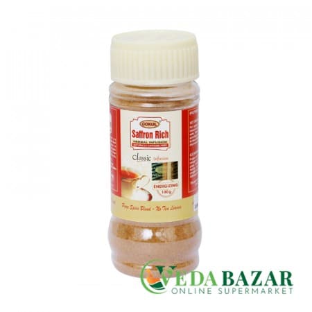 Травяной бодрящий чай Шафран Рич (Saffron Rich Energizing), 100 гр, Гокул (Gokul) фото
