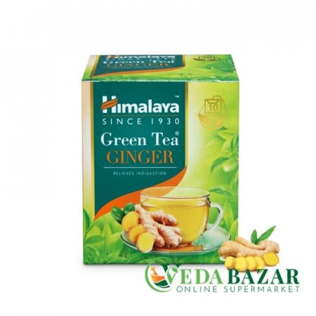 Зеленый чай Имбирь (Green Tea Ginger), 10x2 гр., Хималая (Himalaya) фото