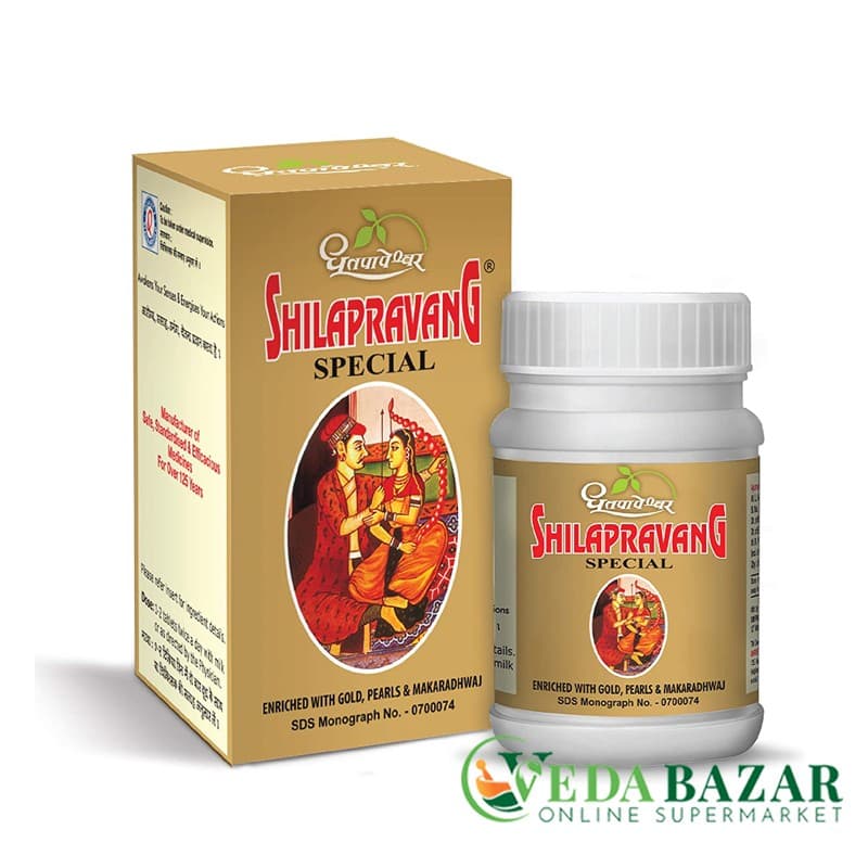 Шилаправанг для мужского здоровья (Shilapravang) 30 таб., Дхутапапешвар (Dhootapapeshwar) фото