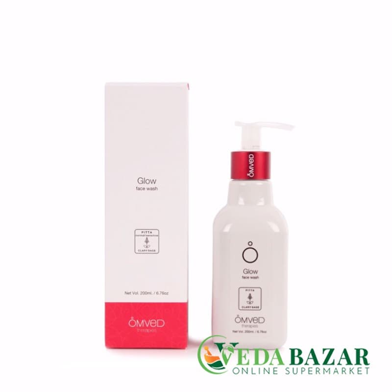 Средство для умывания с эффектом осветления кожи (Glow Face Wash for Skin Lightening) 200 мл, Омвед (OmVed) фото