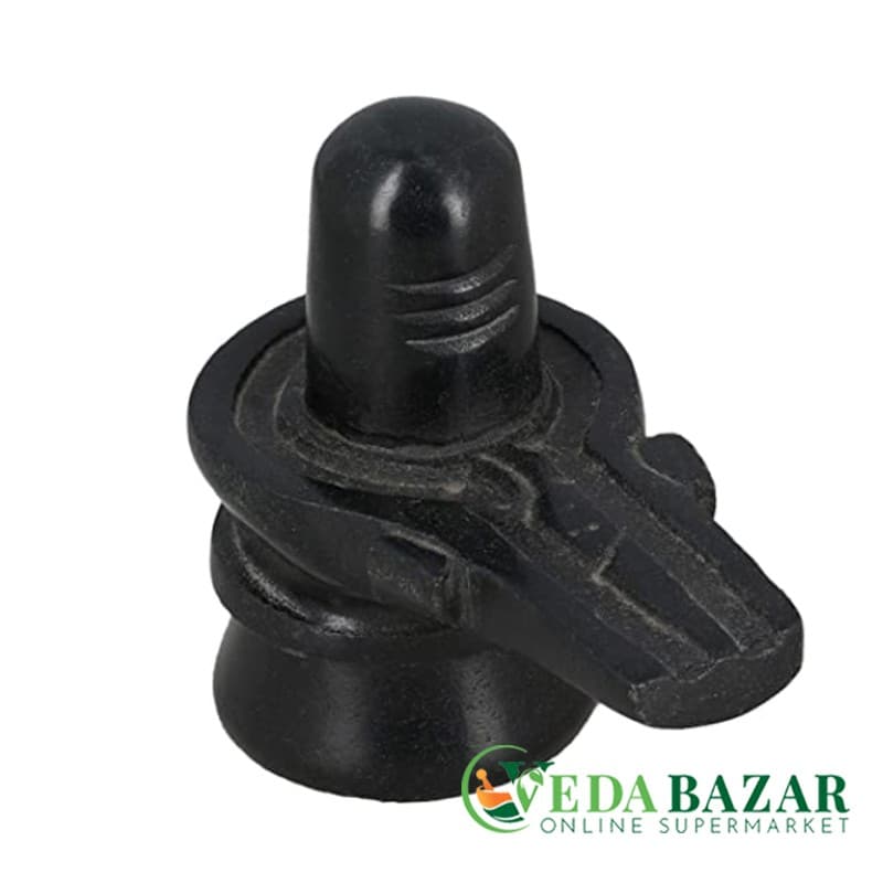 Шивы Лингам Аватара - 5 (Shiva Lingam Avatar - 5), 13.9 x 13.6 x 7.1 см, Ведабазар (Vedabazar) фото
