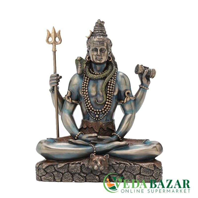 Статуэтка Благословение  Божества Шанкара (Lord Blessing Shankаr), 11.4 x 5.1 x 15.2 см, Ведабазар (Vedabazar) фото