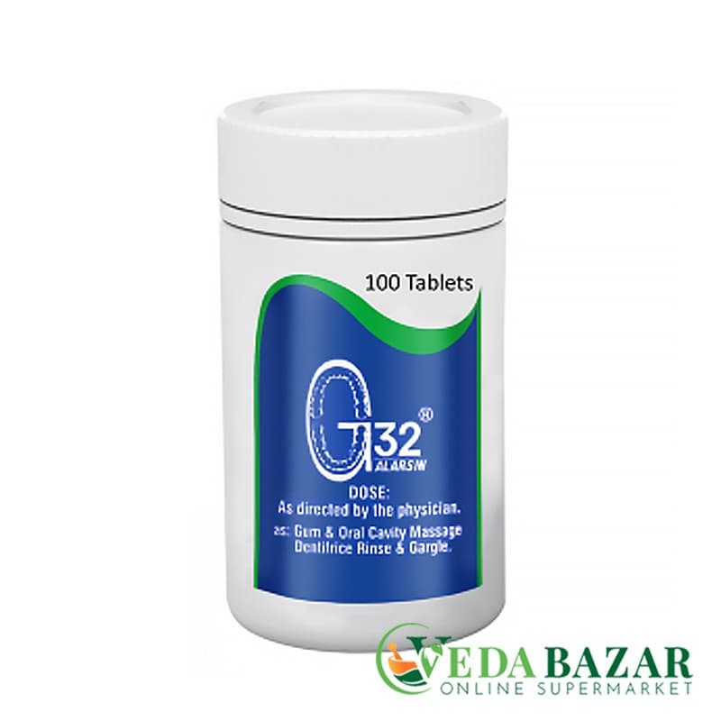 Препарат от Заболеваний Десен и Зубов G32 (G32), 100 Таб, Аларсин (Alarsin) фото