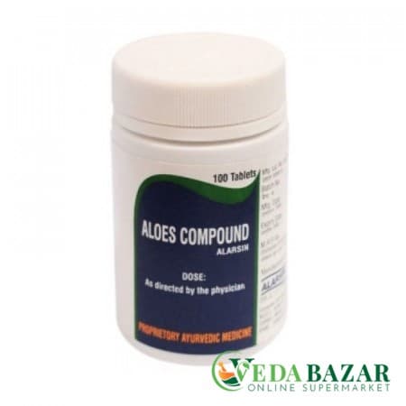 Препарат для Женского здоровья Алоес Компаунд (Aloes Compound), 100 Таб, Аларсин (Alarsin) фото