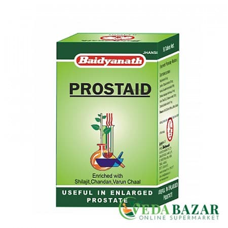 Средство для Мужского Здоровья Простаид (Prostaid), 50 Таб, Байдьянатх (Baidyanath) фото