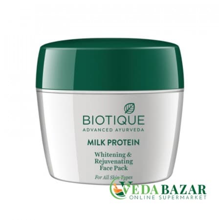 Осветляющая и омолаживающая маска Био Милк Протеин (Bio Milk Protein Face Pack) 175 гр, Биотик (Biotique) фото