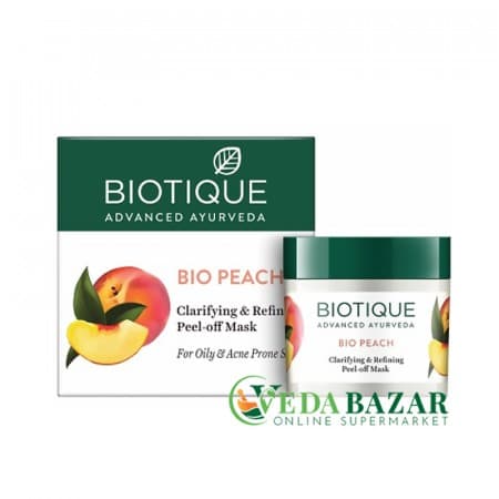 Пилинг - маска Био Пич, для глубокого очищения кожи и пор, (Bio Peach Peel-Off Mask), 50 гр, Биотик (Biotique) фото