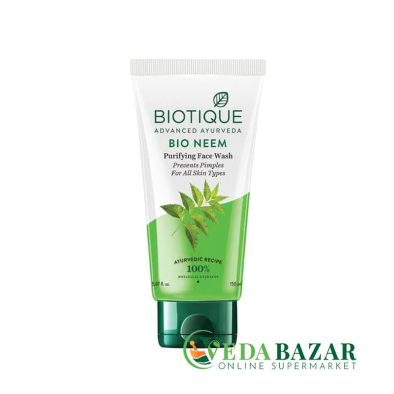 Гель для умывания с корой нима (Bio Neem Purifying Face Wash), 100 мл, Биотик (Biotique) фото