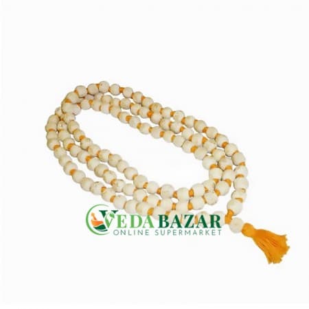 Четки из Нима (шлифованные), 108 бусин (Polished Neem Japa Mala), 5-10 мм, Ведабазар (Vedabazar) фото