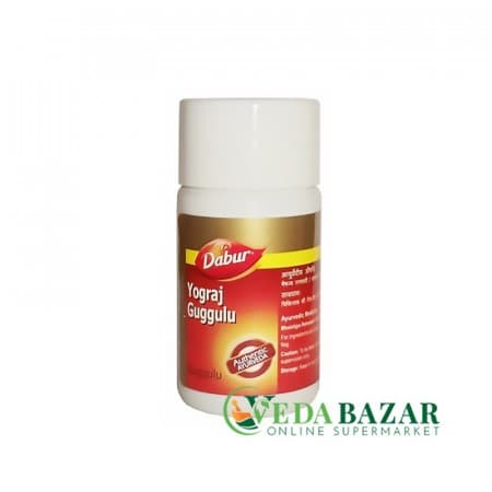 Йогарадж гуггул для лечения суставов и позвоночника (Yograj Guggulu), 60 таблеток, Дабур (Dabur) фото