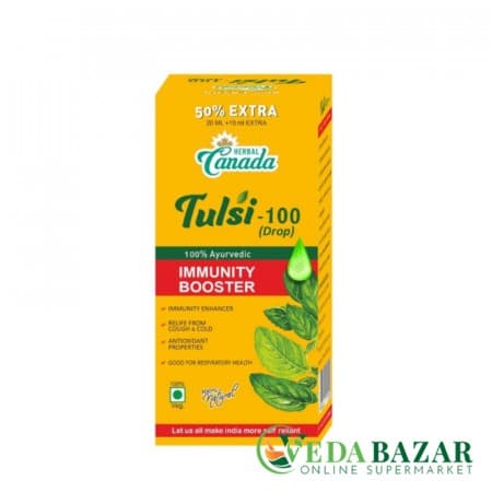 Туласи, противовирусные и антибактериальные капли (Tulsi), 30 мл, Хербал Канада (Herbal Canada) фото