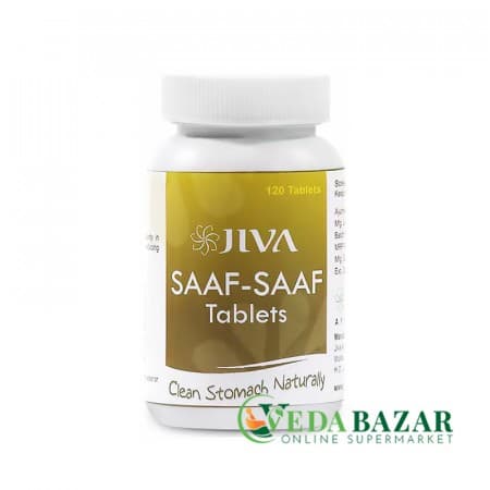 Средство для Лечения ЖКТ и Запоров Сааф Сааф (Saaf Saaf), 120 Таб, Джива (Jiva) фото