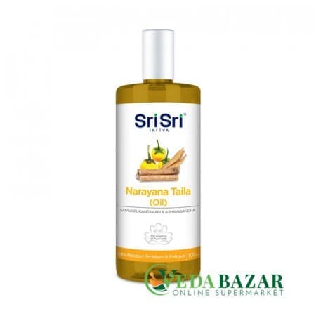 Нараяна Тайла, противовоспалительное масло от болей в теле, (Narayana Taila), 100 мл, Шри Шри Таттва (Sri Sri Tattva) фото