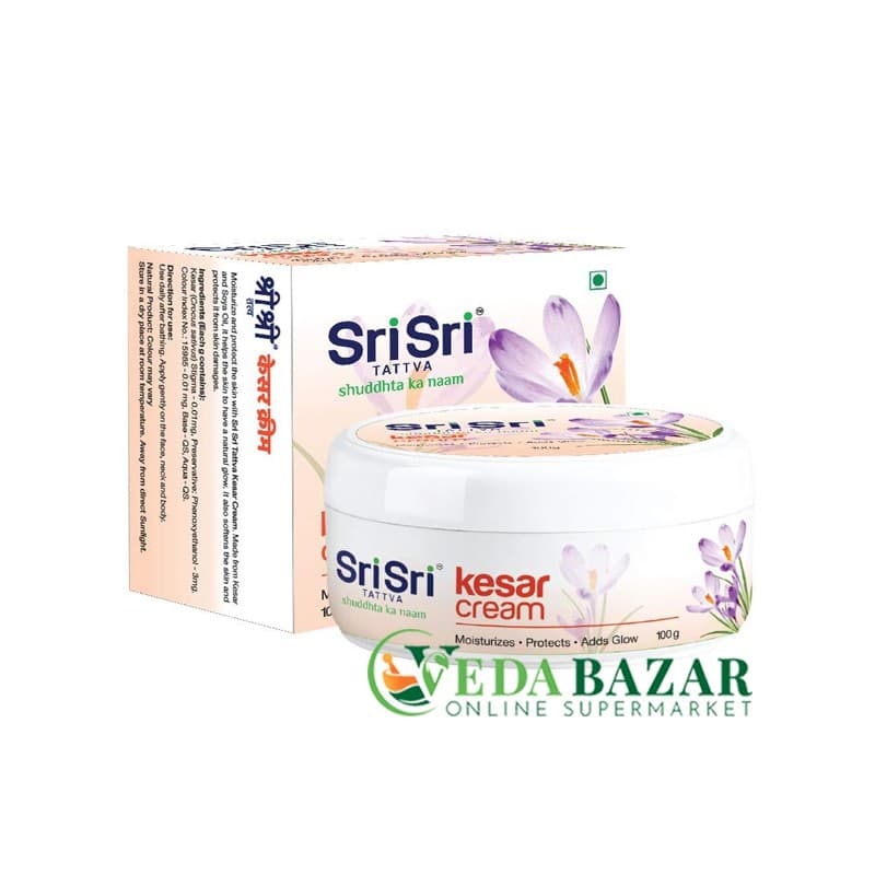 Кесар Крем, антивозрастной, увлажняющий крем, (Kesar Cream), 100 г, Шри Шри Таттва, (Sri Sri Tattva) фото