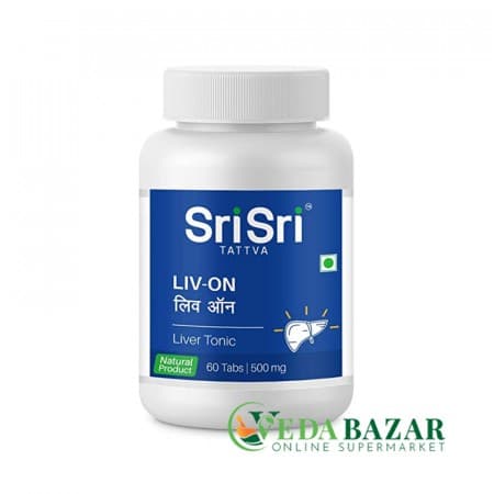 Лив-Он тоник для печени (Liv-On) 60 таб., Шри Шри Таттва (Sri Sri Tattva) фото