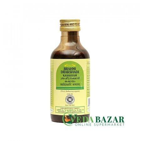 Средство для Баланса Вата Доши Брахмидракшади Кашаям (Brahmidrakshadi Kashayam), 200 Мл, Коттаккал (Kottakkal) фото