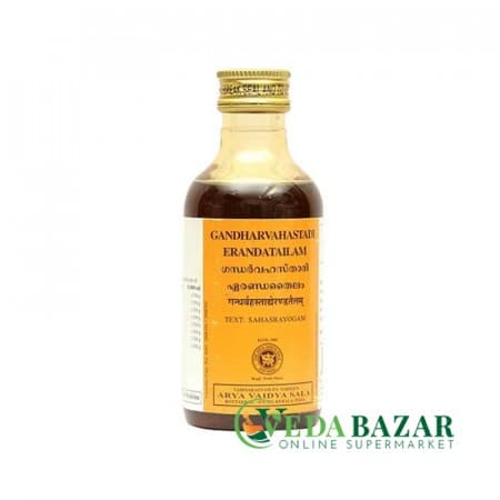 Гандхарвахастади Эранд Тайлам (Gandharvahastadi Erand Tailam), 200 гр., Коттаккал (Kottakkal) фото