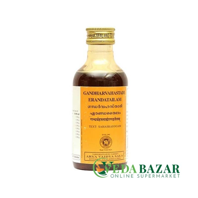 Гандхарвахастади Эранд Тайлам (Gandharvahastadi Erand Tailam), 200 гр., Коттаккал (Kottakkal) фото