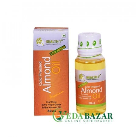 Масло Миндальное Холодного Отжима (Cold Pressed Almond Oil), 50 Мл, Хелтх 1 (Health 1st) фото