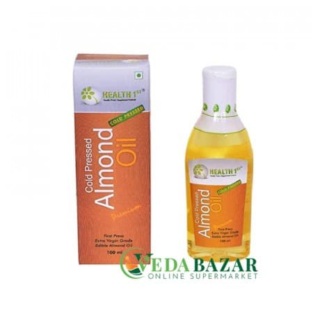 Миндальное масло холодного отжима (Cold Pressed Almond Oil), 100 мл, Хилт 1 (Health 1st) фото