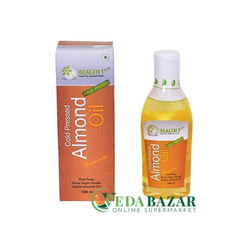 Миндальное масло холодного отжима (Cold Pressed Almond Oil), 100 мл, Хилт 1 (Health 1st) фото