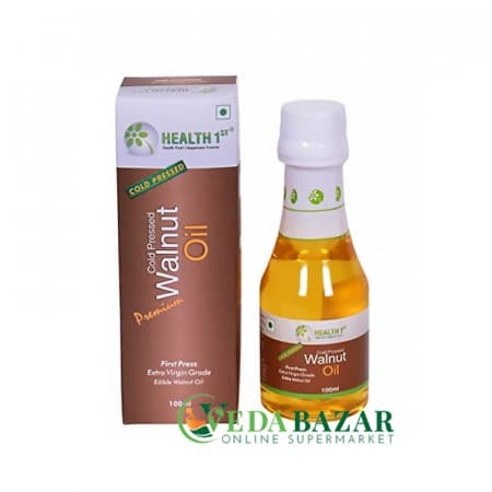 Масло грецкого ореха холодного отжима (Cold pressed Walnut oil), 100 мл, Хилт 1 (Health 1st) фото