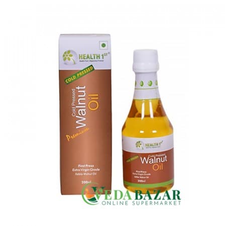 Масло грецкого ореха холодного отжима (Cold pressed Walnut oil), 200 мл, Хилт 1 (Health 1st) фото