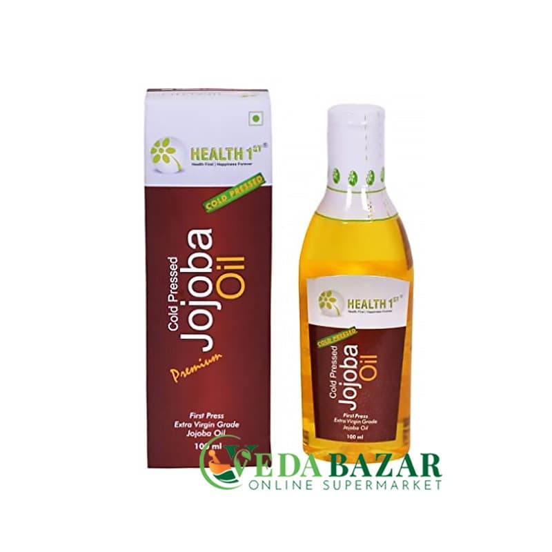 Масло Жожоба Холодного Отжима (Cold Pressed Jojoba Oil), 100 Мл, Хелтх 1 (Health 1st) фото