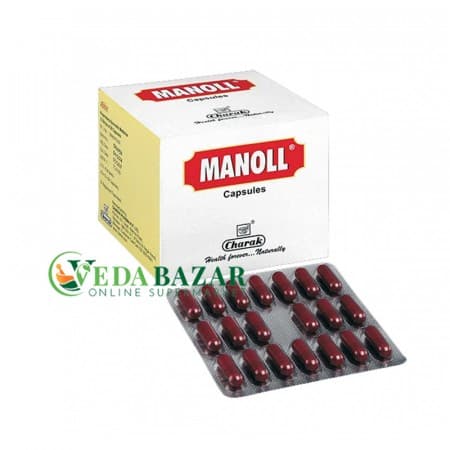 Средство для Повышения Иммунитета Манолл (Manoll), 20 Капсул, Чарак (Charak) фото