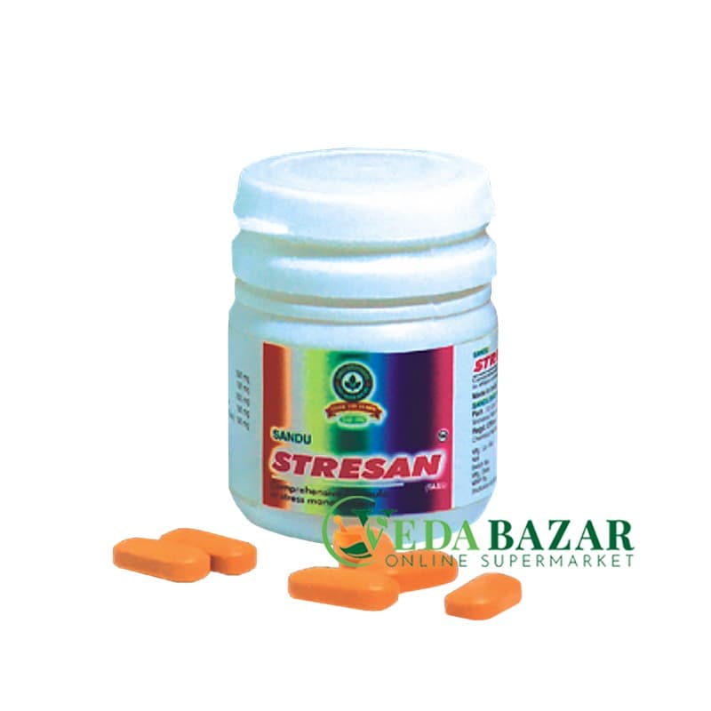 Препарат от Стресса Санду Стресан (Sandu Stresan), 60 Таб, Фармацеутикал Лтд (Pharmaceutical Ltd) фото