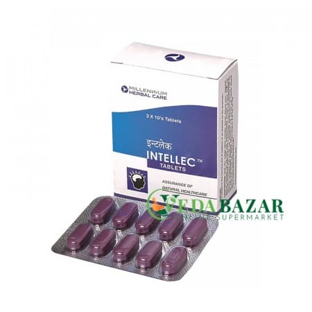 Средство от Неврологических Расстройств Интеллек (Intellec), 30 Таб, Милленниум Хербал Кеар (Millennium Herbal Care) фото