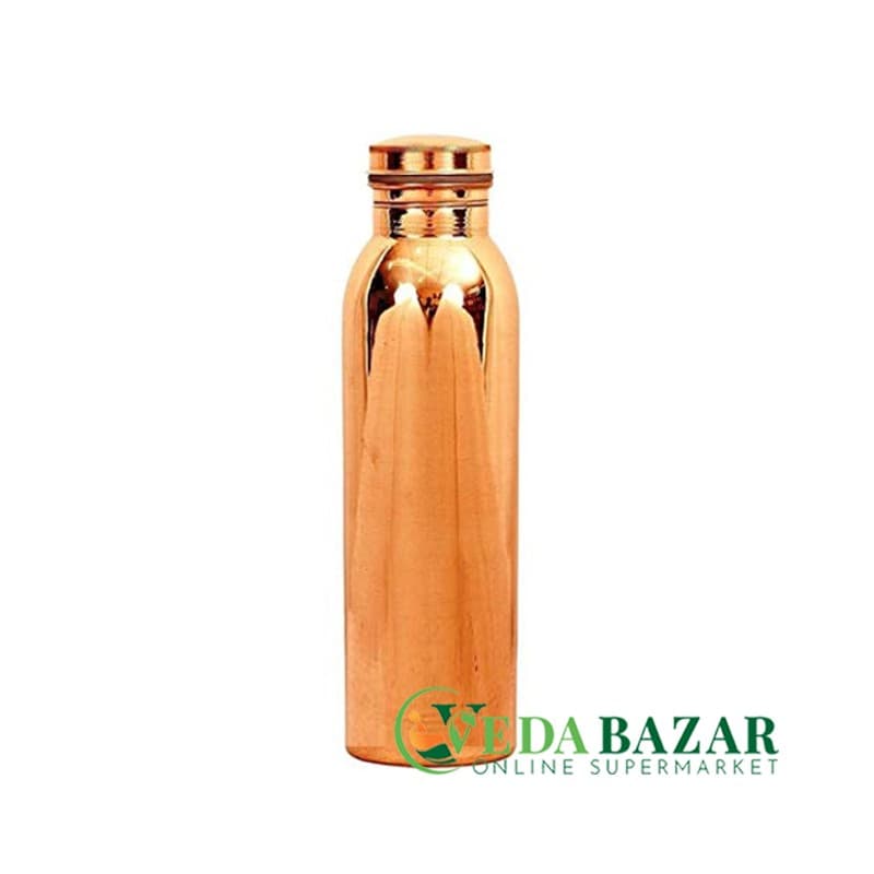 Бутылка из Меди для Воды (Copper Water Bottle), 500 Мл, КС Хилитес (KC Hilites) фото