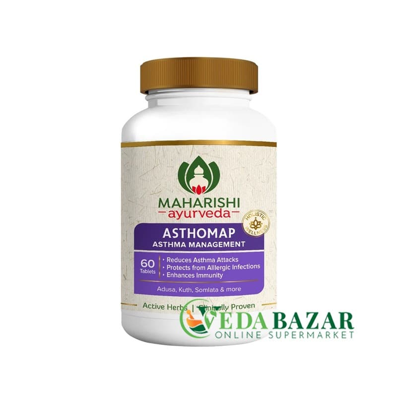 Средство от Респираторных Заболеваний Астхомап (Asthomap), 60 Таб, Махариши Аюрведа (Maharishi Ayurveda) фото