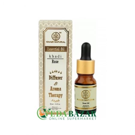 Масло Розы Эфирное (Essential Rose Oil), 10 Мл, Кхади Нейчурал (Khadi Natural) фото