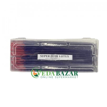 Благовония "Супер Голубой Лотос Премиум" (Super Blue Lotus Premium Incense), 250 Гр, Индия (India) фото