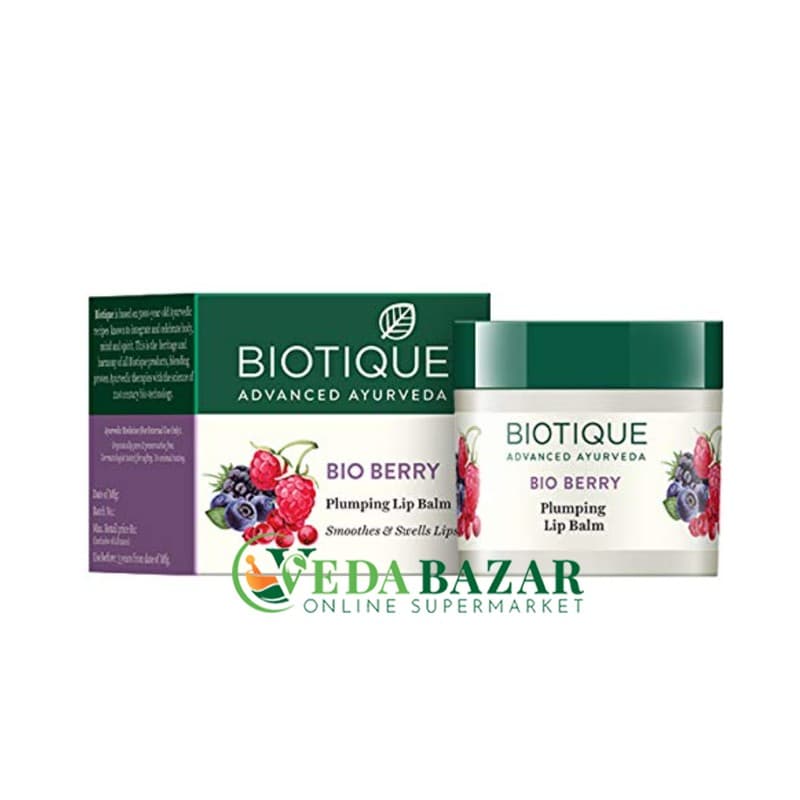 Увлажняющий Бальзам Увеличивающий Объем Губ Био Ягода (Bio Berry Lip Balm), 12 Гр, Биотик (Biotique) фото