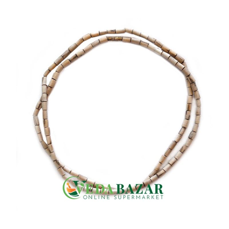 Деревянные Бусы Кантхималы (Kanthimala), Цилиндрические Бусины 7 мм, 125 см, Индия (India) фото