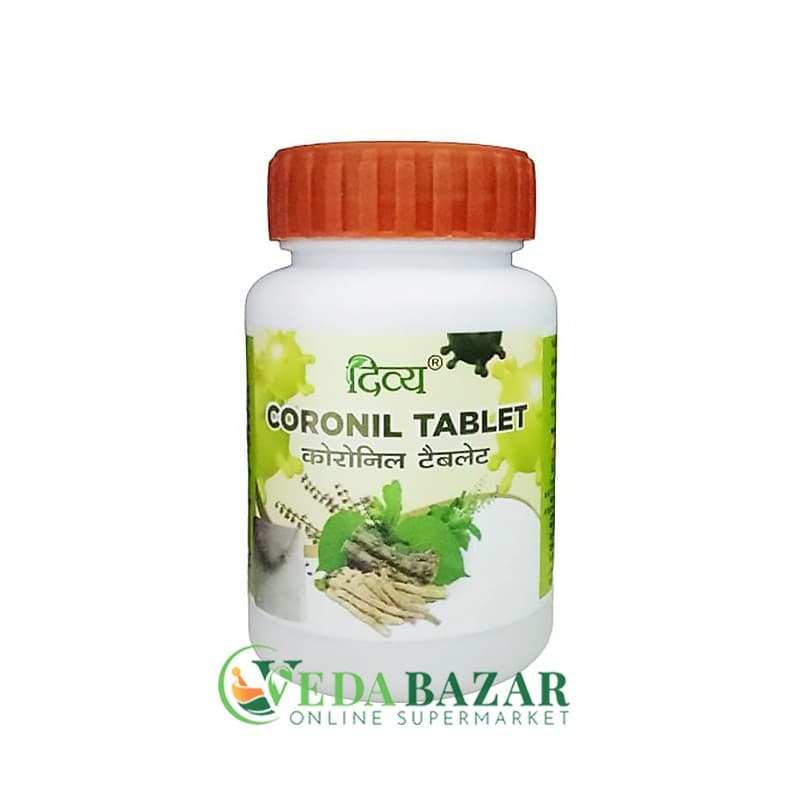 Препарат для Повышения Иммунитета Коронил (Coronil), 80 Таб, Патанджали (Patanjali) фото