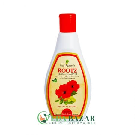 Натуральный Шампунь для Волос Рутз (Rootz), 200 Мл, Раджах Аюрведа (Rajah Ayurveda) фото