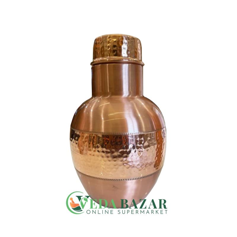 Медный Кувшин для Воды (Copper Apple Pot), 1,5 Л, 600 Гр, Индия (India) фото