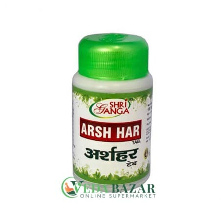 Средство от Геморроя Арш Хар (Arsh Har), 100 Таб, Шри Ганга (Shri Ganga) фото