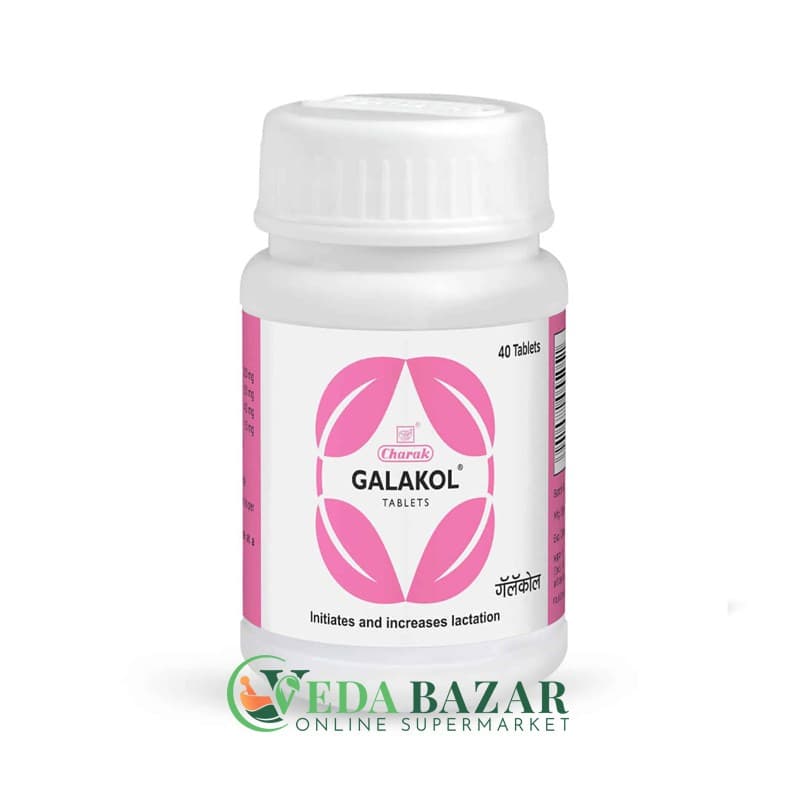 Препарат для Увеличения Лактации Галакол (Galakol), 40 Таб, Чарак (Charak) фото