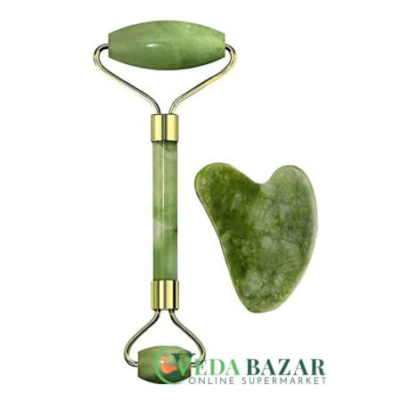 Роллер-Массажер для Лица из Нефрита (Jade Stone Facial Roller), Индия (India) фото