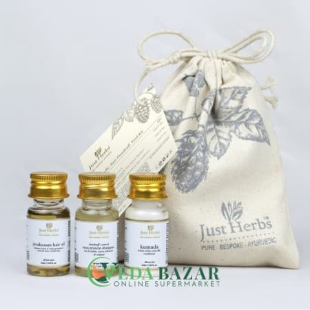 Набор Против Перхоти "Триада", ( Anti Dandruff Trial Kit), Джаст Хербс (Just Herbs) фото