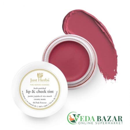 Тинт "Лип энд Чик", (Herb Enriched Lip & Cheek Tint), 4 Гр, Для Губ И Щёк, Джаст Хербс (Just Herbs) фото