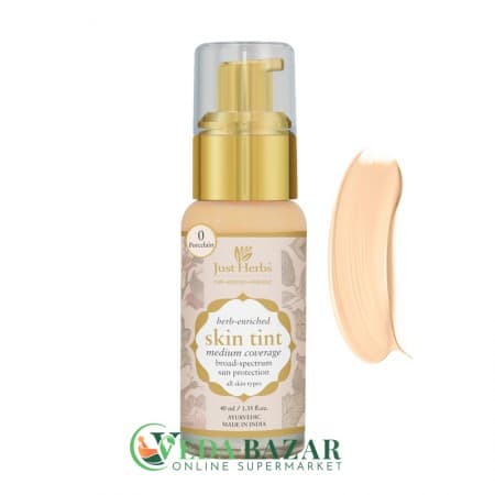 Обогащенный травами тинт для кожи Херб Энричд, (Herb Enriched Skin Tint), 40 мл, Джаст Хербс (Just Herbs) фото