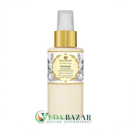 Солнцезащитный Гель "Nosun" (Moisturizing gel "Nosun"), С Экстрактом Жожоба И Пырея, 100 Мл, Джаст Хербс (Just Herbs) фото
